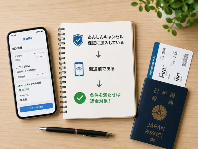 トリファeSIMのキャンセル方法は?返金条件やできない場合の対処法を解説